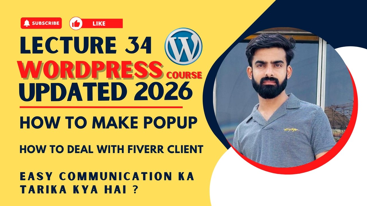 Fiverr Client Dealing Tips | How to Make Popup in Elementor | Elementor Popup Tutorial #fiverrtips
