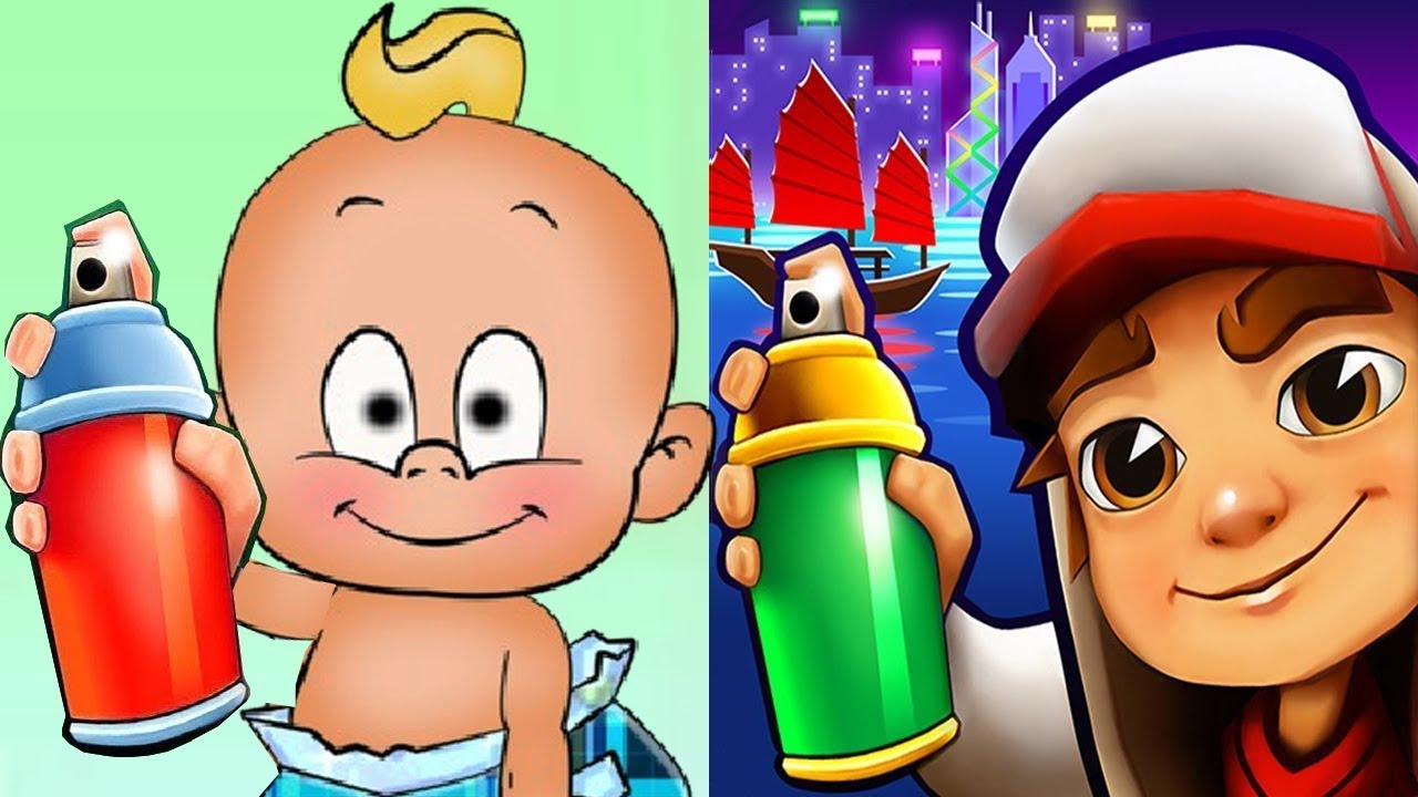 Subway Surfers KING vs BABY Run Gameplay HD