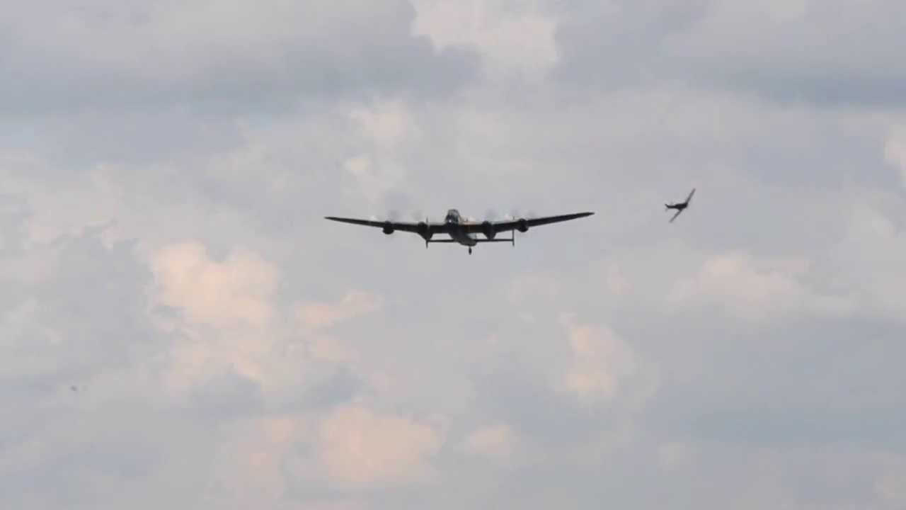 Dambusters Raids Eyebrook Reservoir Flypast 70th Anniversary 16.05.13
