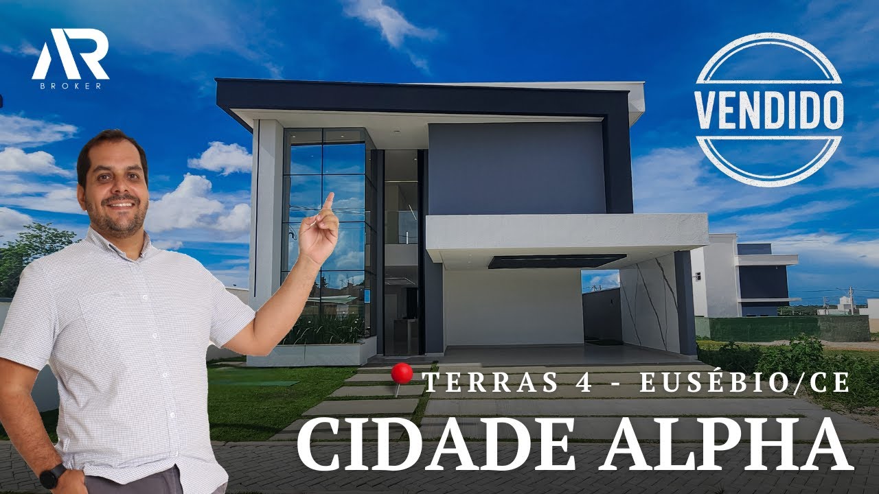 SIMPLESMENTE LINDA, CASA DE ALTO LUXO COM 244M² NO CIDADE ALPHA TERRAS 4