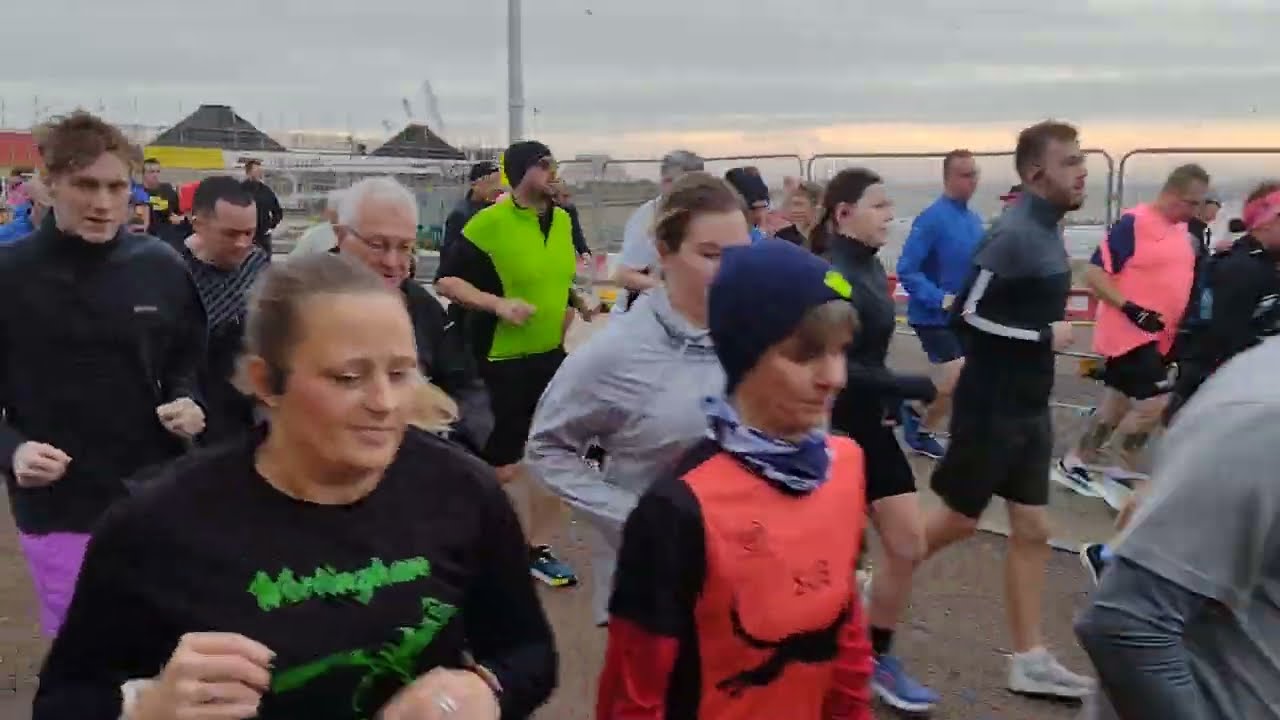 Lowestoft Parkrun Very Cold Windy Start 7th January 2023