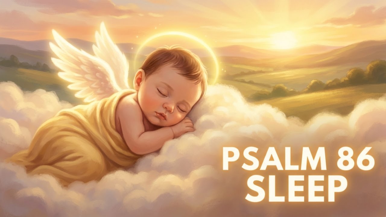 Christian Baby Sleep Music 💫 Psalm 86 Lullaby | Fall Asleep in 3 Minutes | Gentle Prayer Song