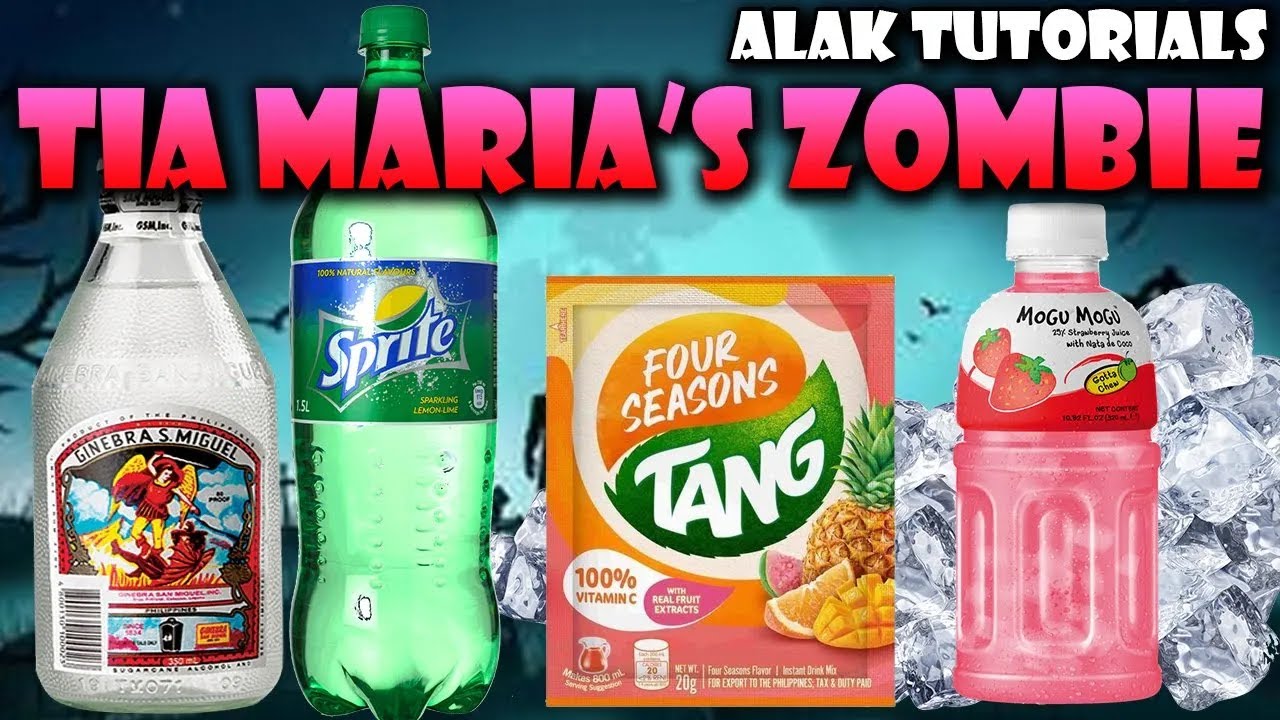 GIN + MOGU MOGU + SPRITE! TIA MARIA'S ZOMBIE 2 Pinoy Cocktail | Alak Tutorials 182