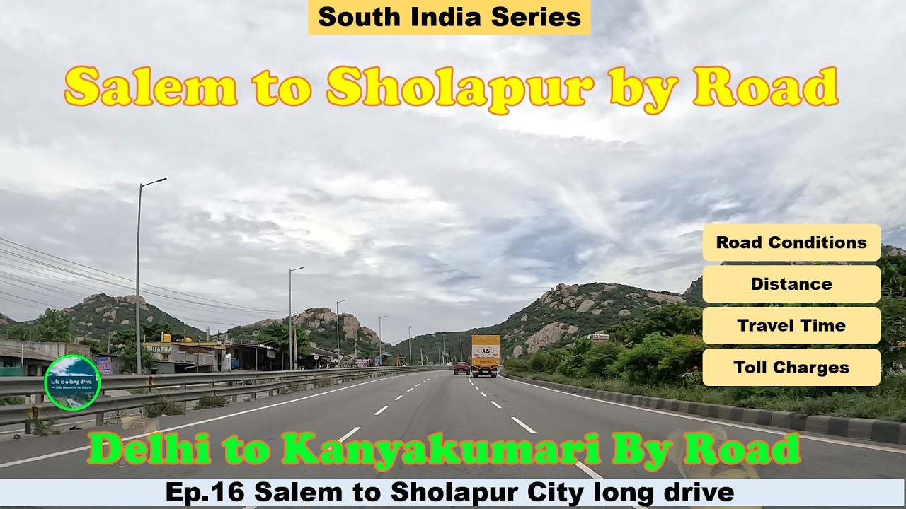 Salem to Sholapur by Car | Road condition, toll charge, travel time