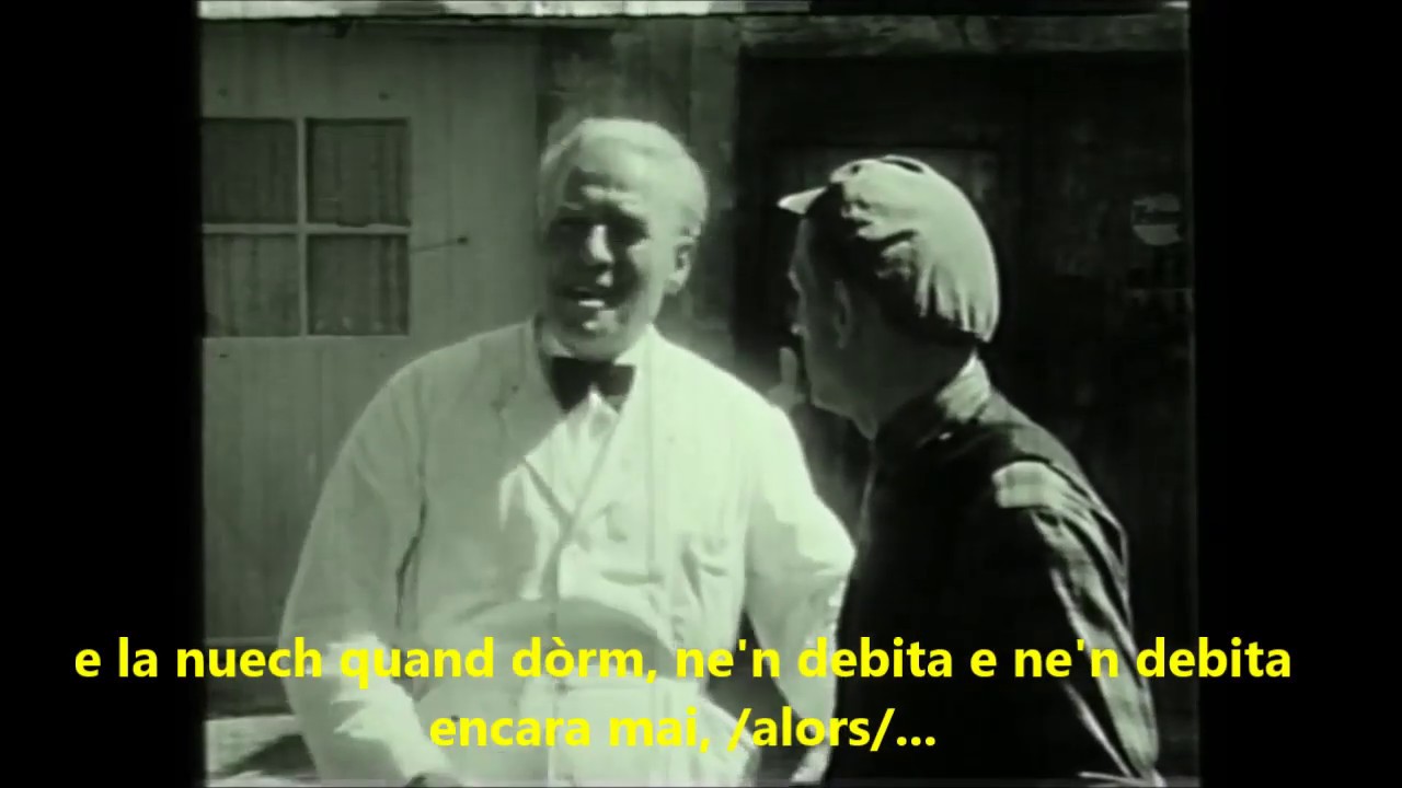 1964 Filme en OCCITAN Provençal. La Sartan (Jean Fléchet, extrait)
