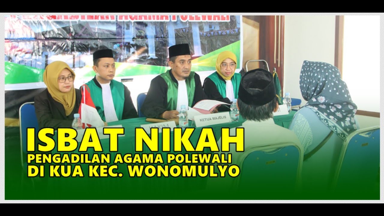 ISBAT NIKAH PENGADILAN AGAMA POLEWALI, DI KANTOR URUSAN AGAMA KECAMATAN WONOMULYO TAHUN 2026