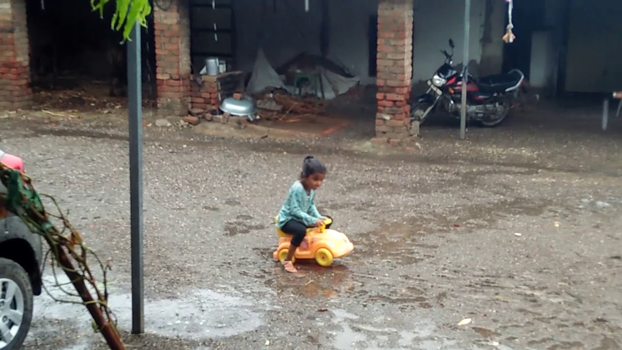 Child rain game