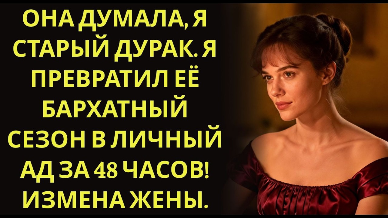 Она думала, я старый дурак  Я превратил её бархатный сезон в личный ад за 48 часов! Измена Жены