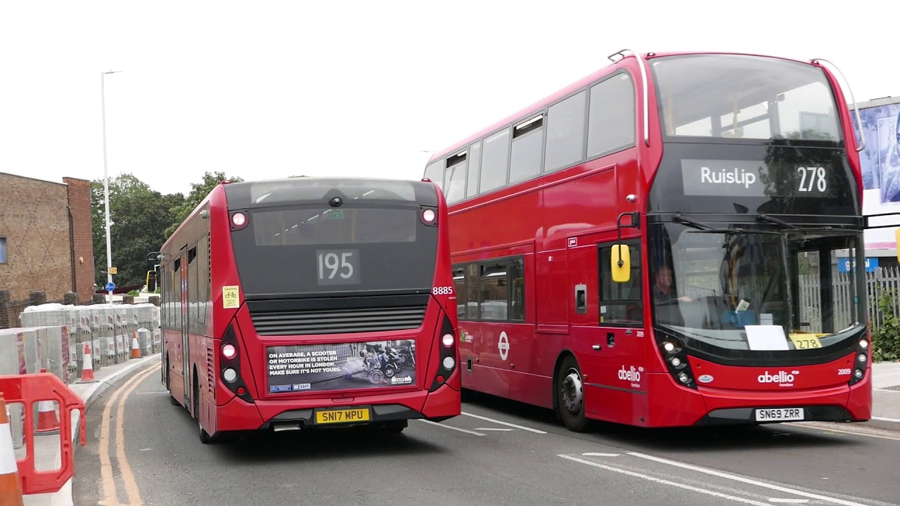 Buses from Northolt Station and Hayes and Harlington Station 03 06 2020