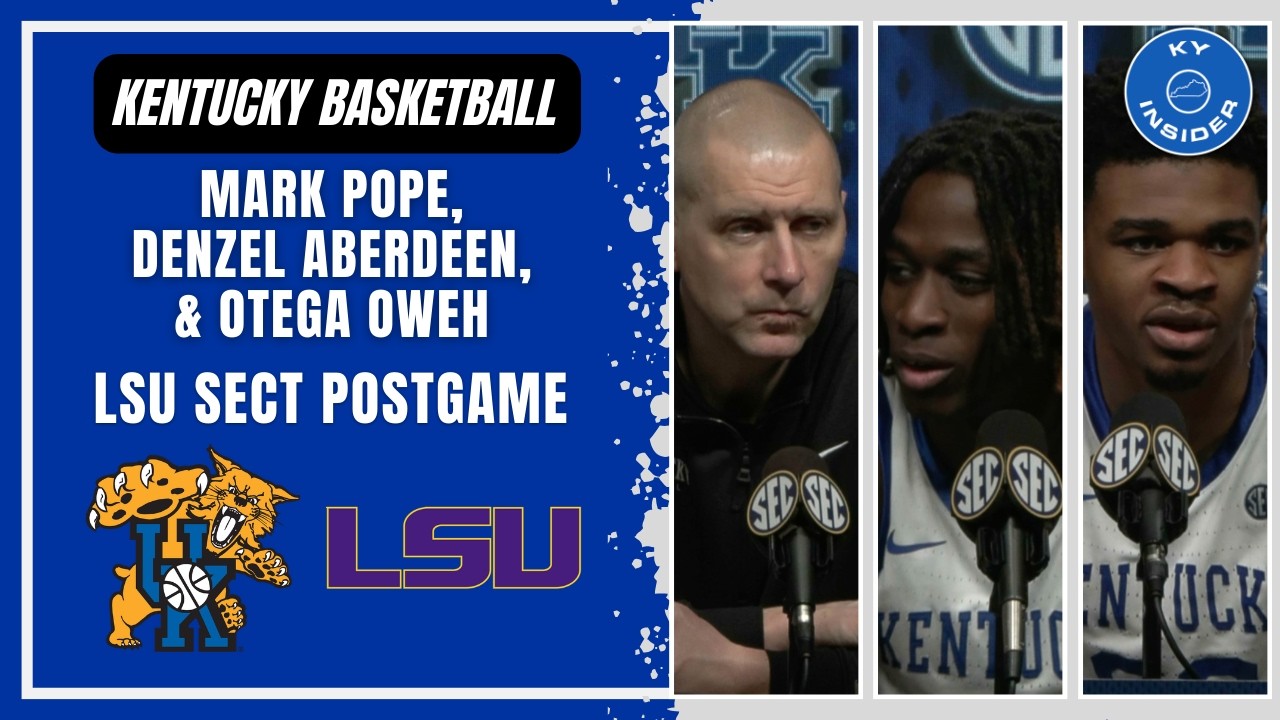 Mark Pope and Players Recap Kentucky’s Opening SEC Tournament Win Over LSU