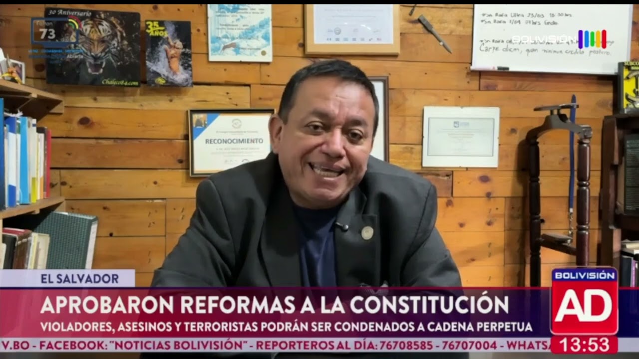 El Salvador aprueba reformas para cadena perpetua