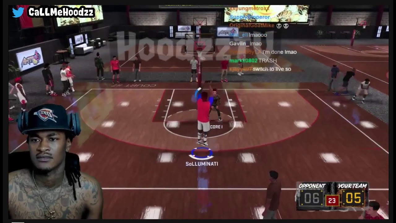 Solluminati plays random for 5K VC in NBA 2k18 Stage !