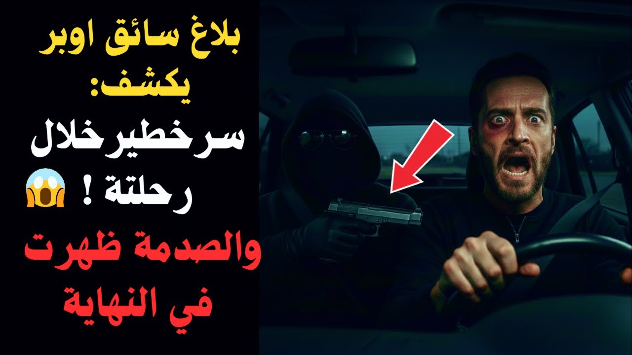 بلاغ سائق أوبر يكشف سرًا خطيرًا خلال رحلة واحدة! وماراه صدمة😱