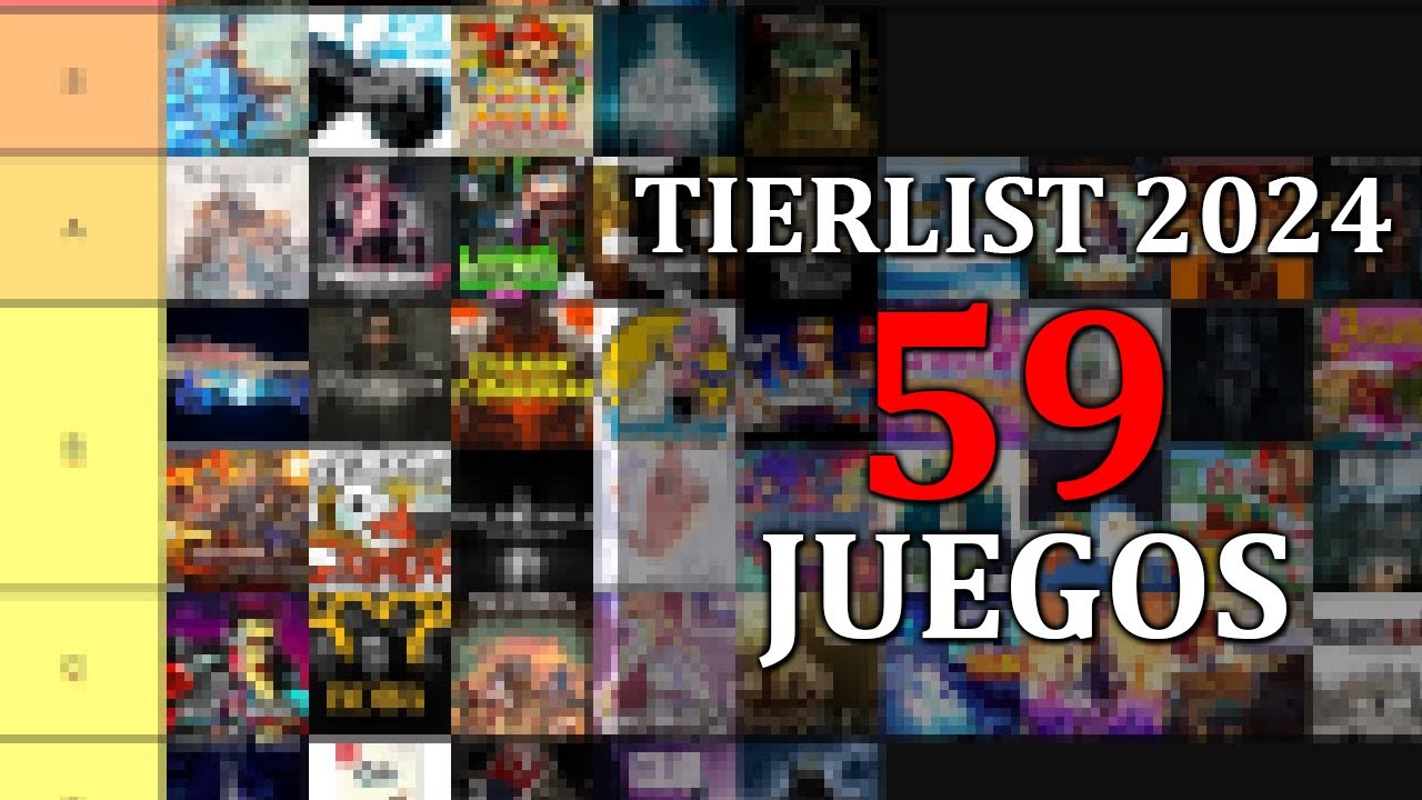 RANKING de MEJOR a PEOR - 59 JUEGOS TERMINADOS - 1a Mitad 2024 - Tier List de L0k0hgaming