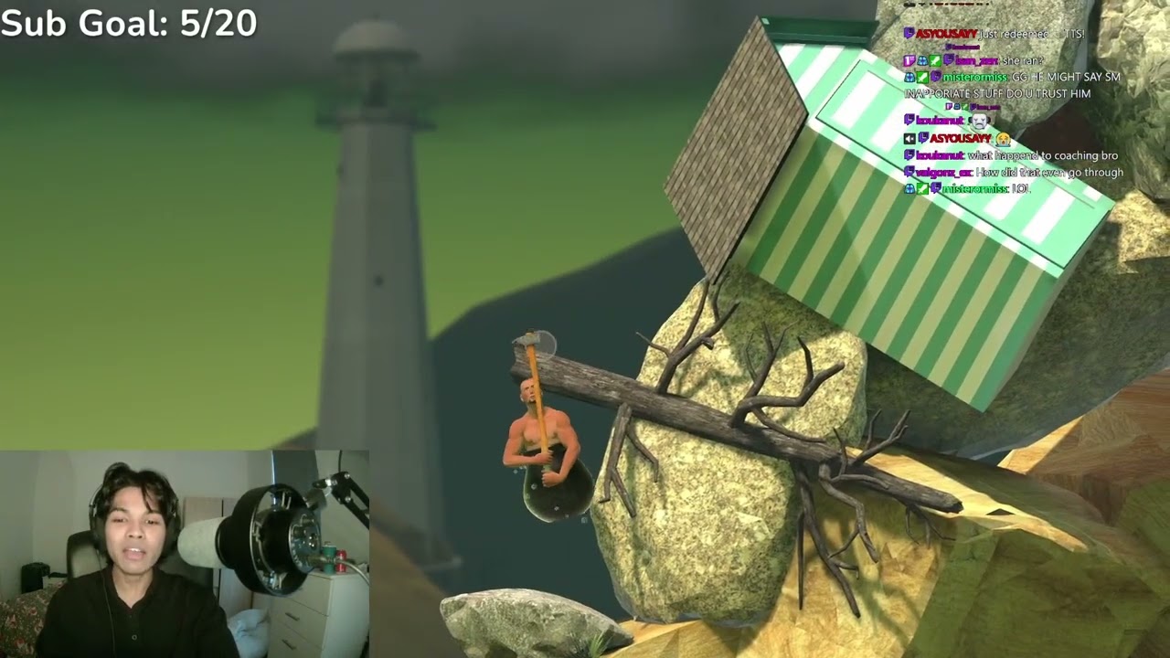 Getting Over It Until Bro Rage Quitted