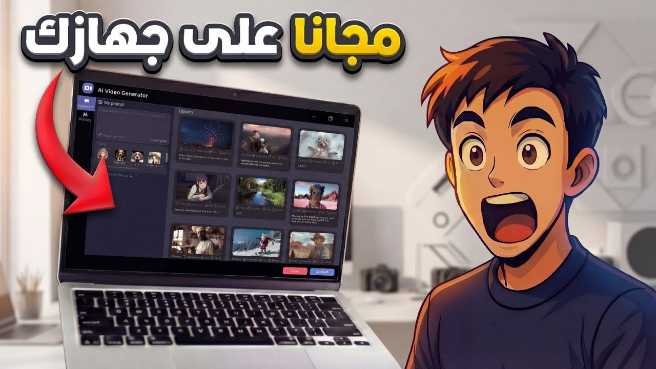 وداعا للاشتراكات (اعمل فيديوهات ذكاء اصطناعي مجانا على جهازك وبلا حدود)