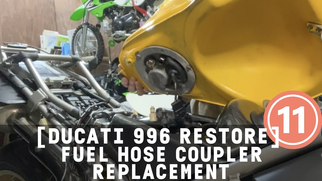 [Ducati 996 restore]#11.ガソリンホースのカプラー交換