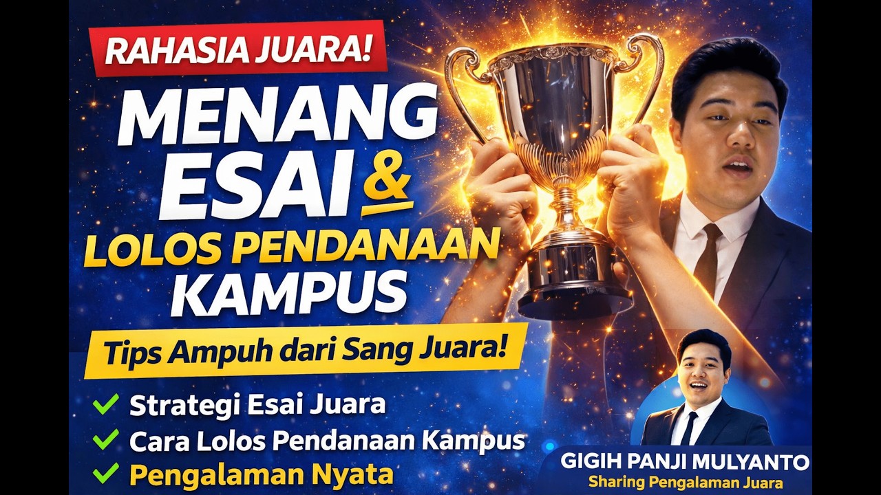 TIPS JITU MENANG LOMBA ESSAY DAN TEMBUS PENDANAAN KAMPUS