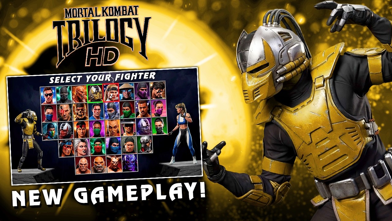Ремейк Mortal Kombat Trilogy в HD &mdash; Реакция на новый геймплей с Сайраксом! (Первый взгляд)