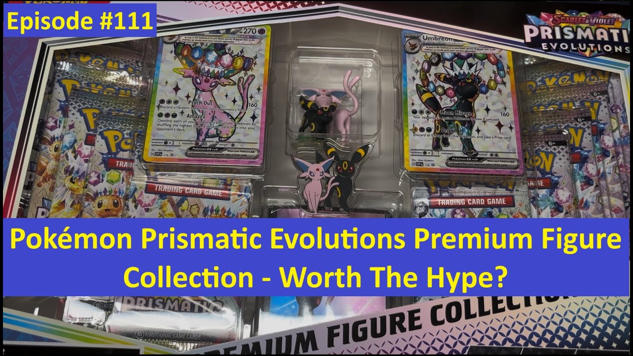 Pokémon Prismatic Evolutions Premium Figure Collection Opening.  Anything beating the Umbreon Promo?