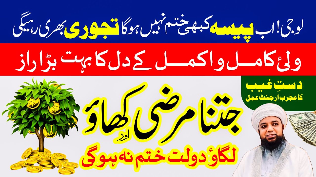 Dast e Ghaib ka Amal | Dolat Mand Banne ka Wazifa | Peer Abu Numan Rizvi Saifi