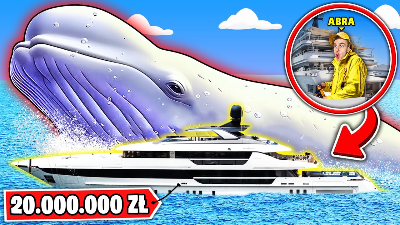Złowiłem *NAJWIĘKSZEGO* WIELORYBA ⚠️ bo KUPIŁEM JACHT za (20 MILIONÓW) ZŁOTYCH! 🤑
