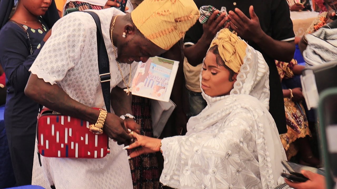 Moment Portable Zazu Weds Baby Mama, Feranmi, during their child’s naming ceremony