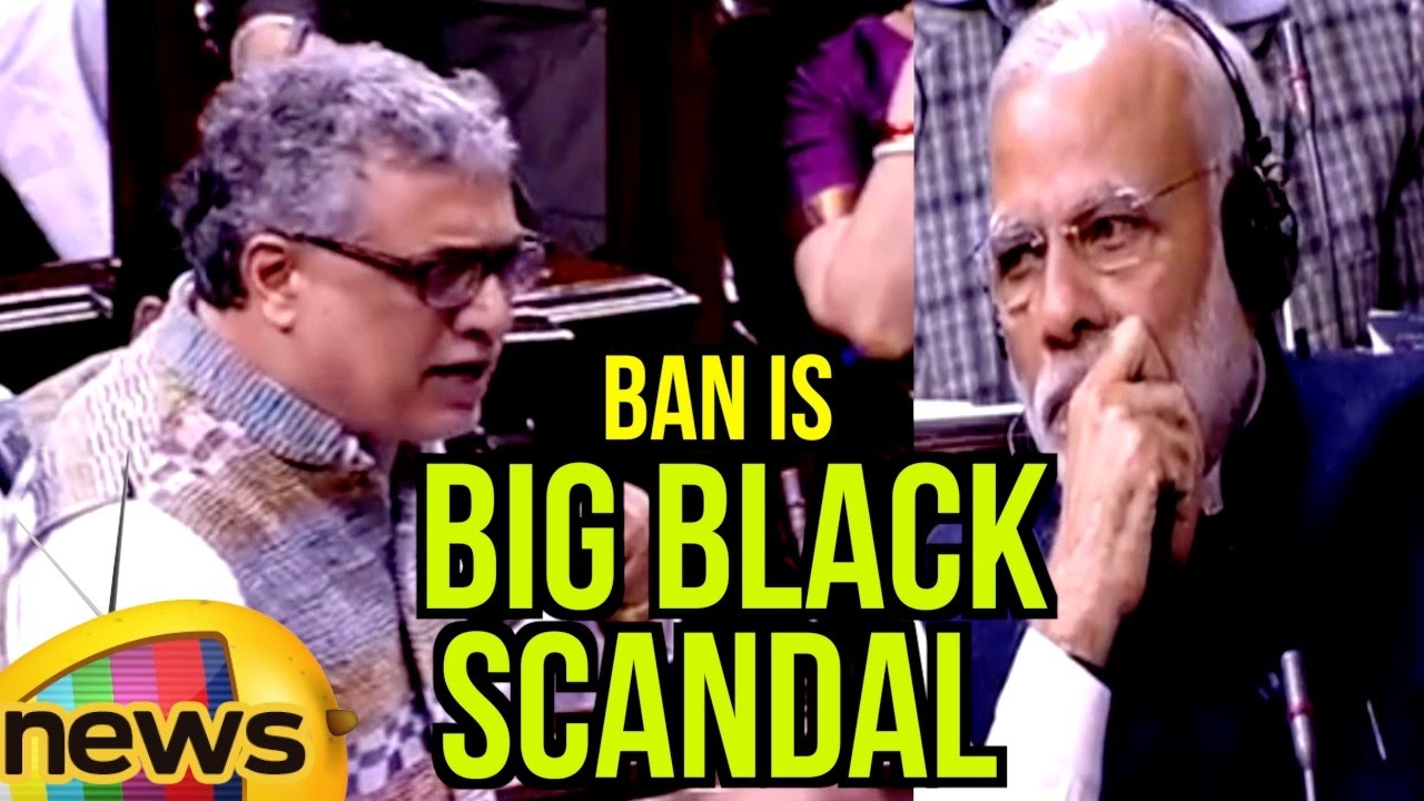 TMC MP Derek O&rsquo;Brien Calls Currency Ban Is BIG BLACK SCANDAL | Rajya Sabha | Mango News