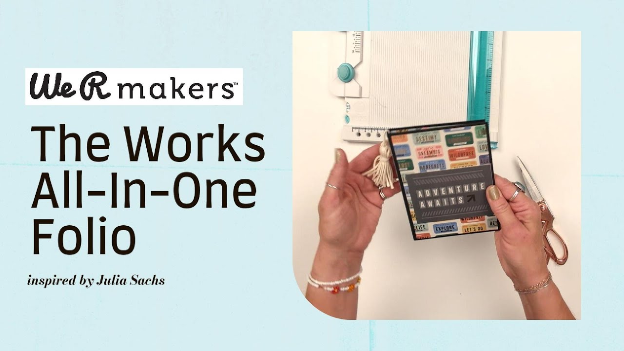 DIY Travel Folio with The Works Tool | We R Makers