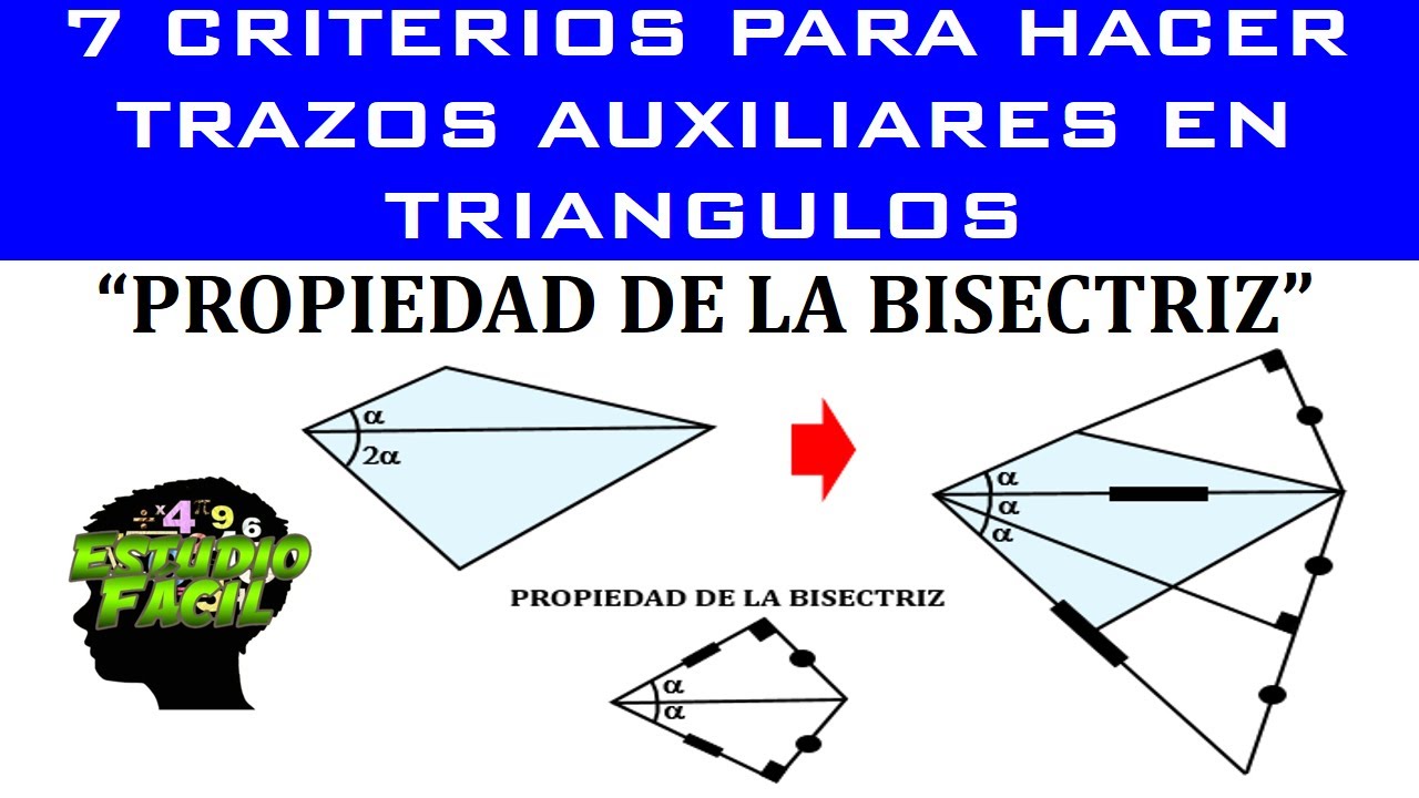 GEOMETRÍA | Trazos Auxiliares en Triángulos  (PROPIEDAD DE LA BISECTRIZ)