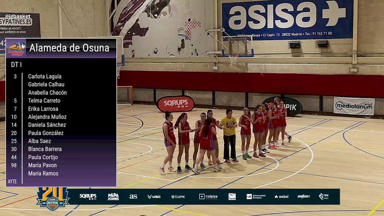 Highlights Alameda de Osuna vs Brains femenino. Copa Colegial Madrid 2026