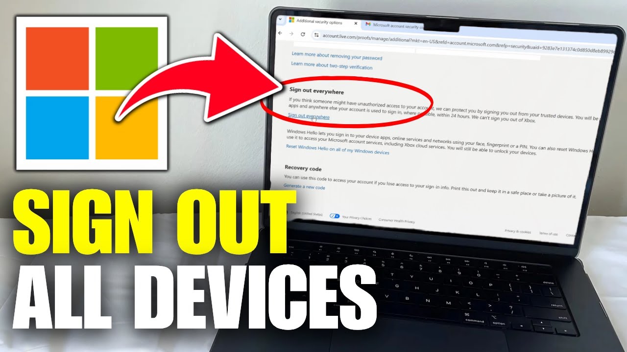 How To Sign Out Microsoft Account From All Other Devices