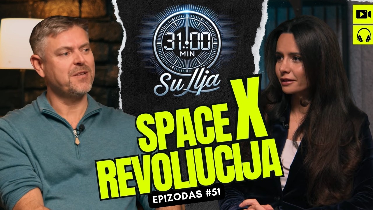31 minutė su Ilja Laurs: SpaceX, Marsas ir trilijoninė kosmoso ekonomika | #51