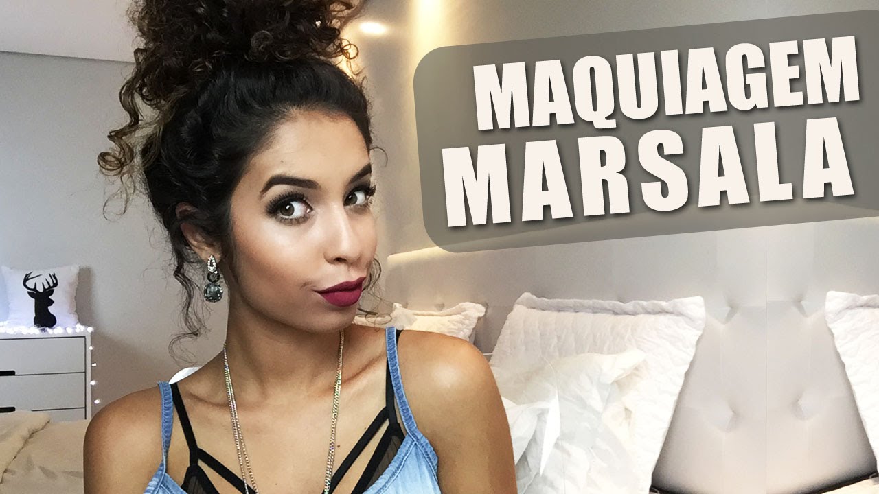 MAQUIAGEM MARSALA