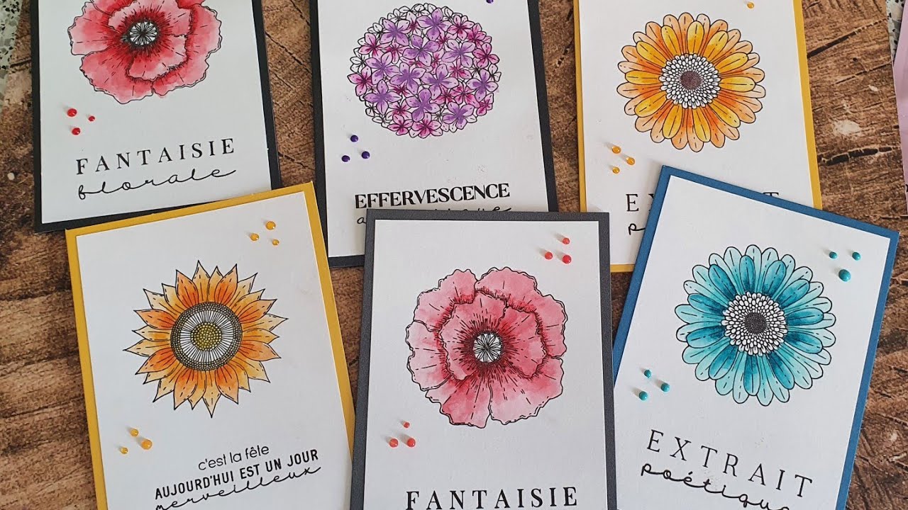 TUTO CARTE #NEOCOLOR2 #chouflowers