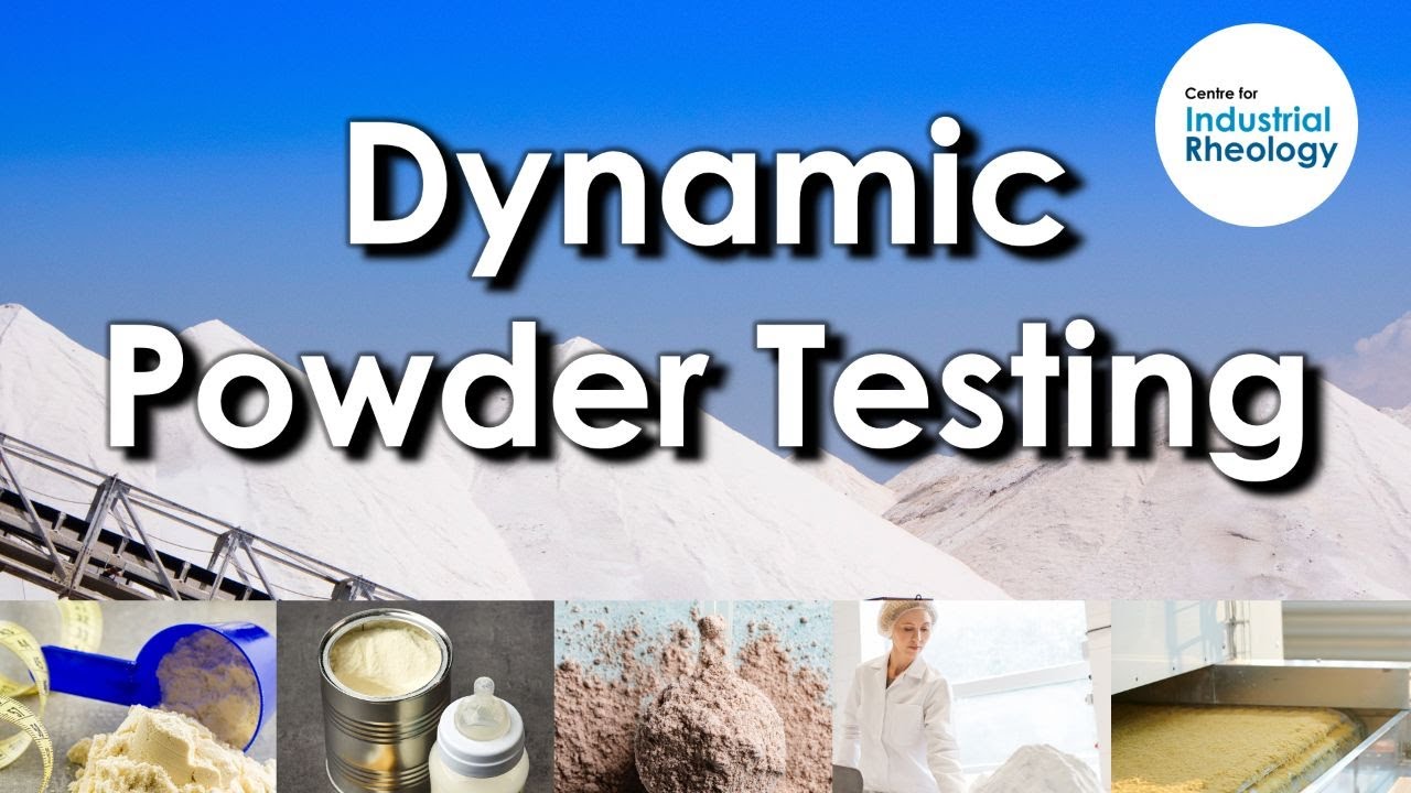 Dynamic Testing of Powders - For measuring flow energy of powders in various states such as aeration