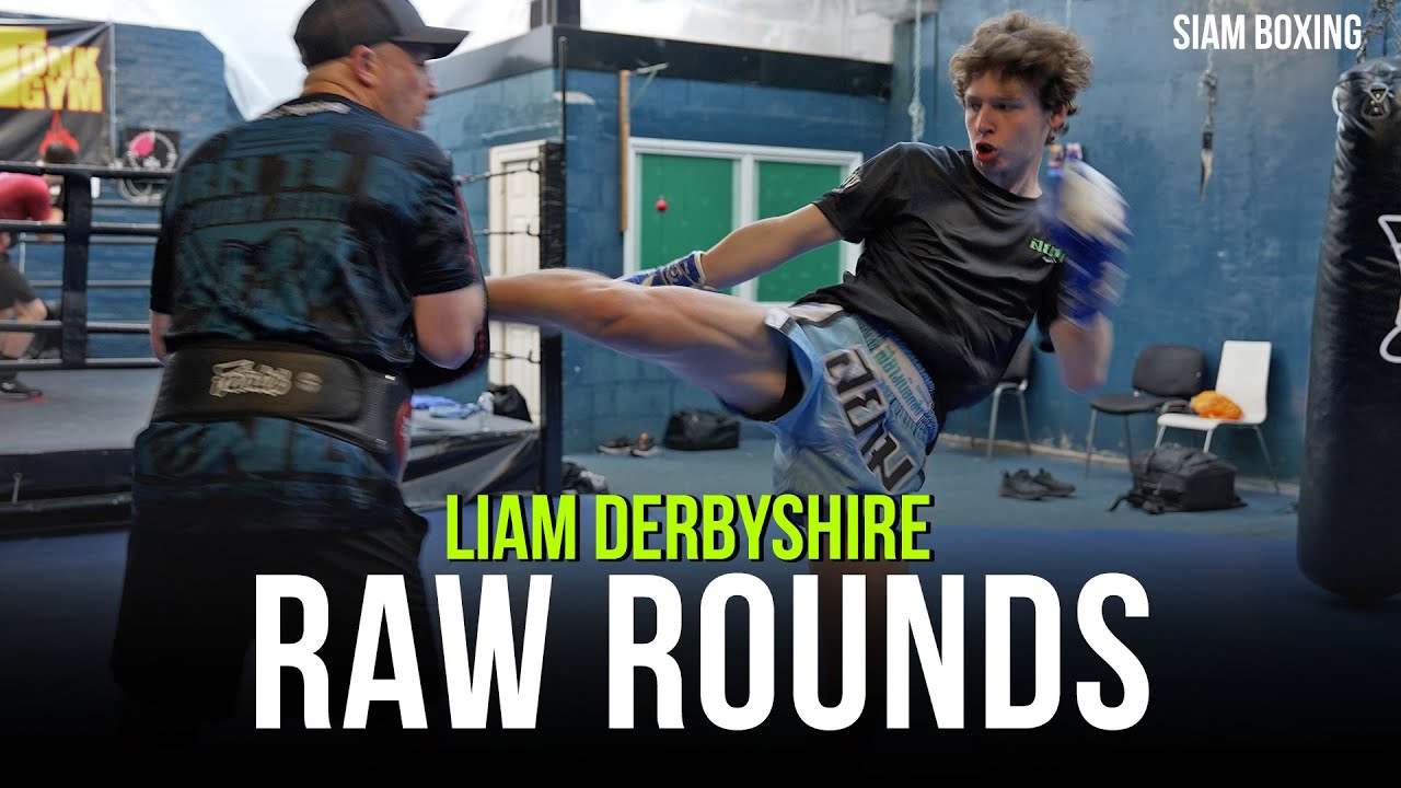 Raw Rounds: Liam Derbyshire - Muay Thai Training | Kiet Muay Thai