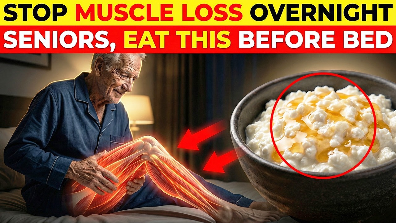 Seniors, Eat THIS Before Bed to Stop Muscle Loss Overnight | Senior Health Tips