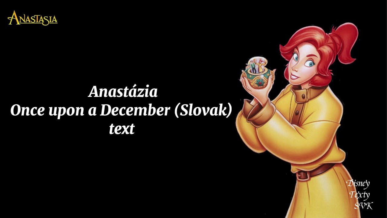 Once upon a December (Slovak) - text