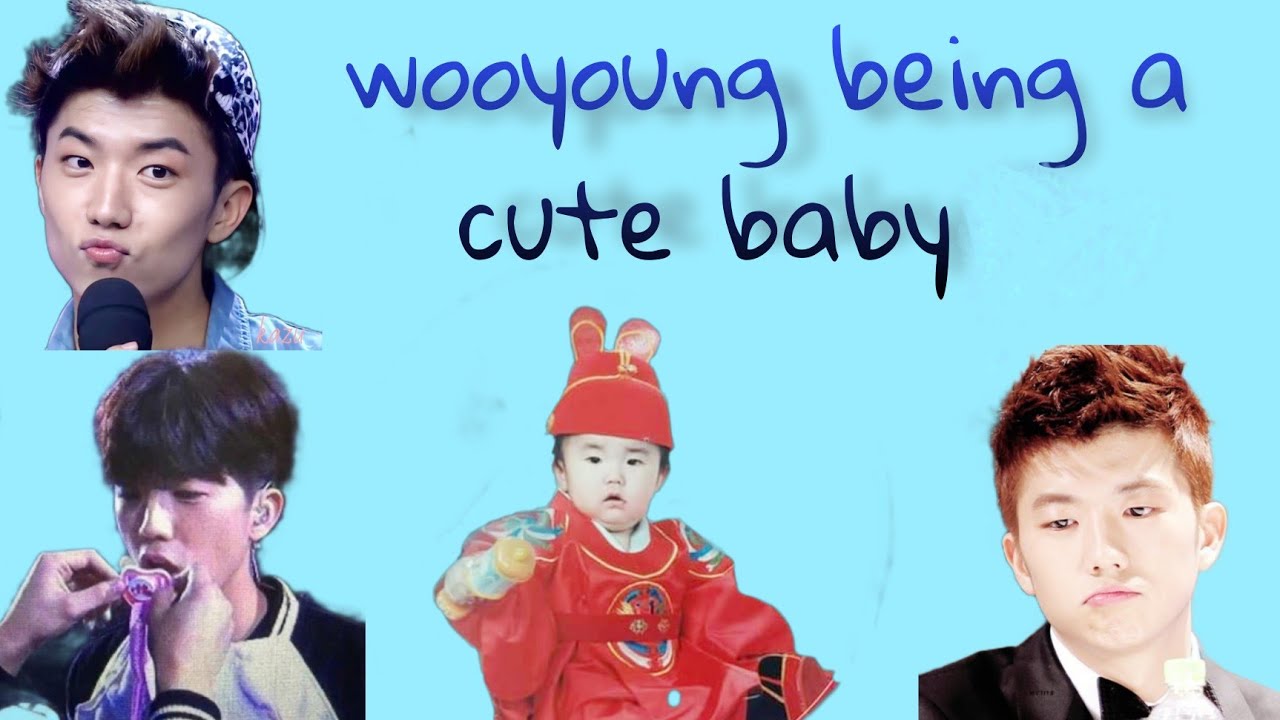 2PM Wooyoung Being A Cute Baby | pt 1