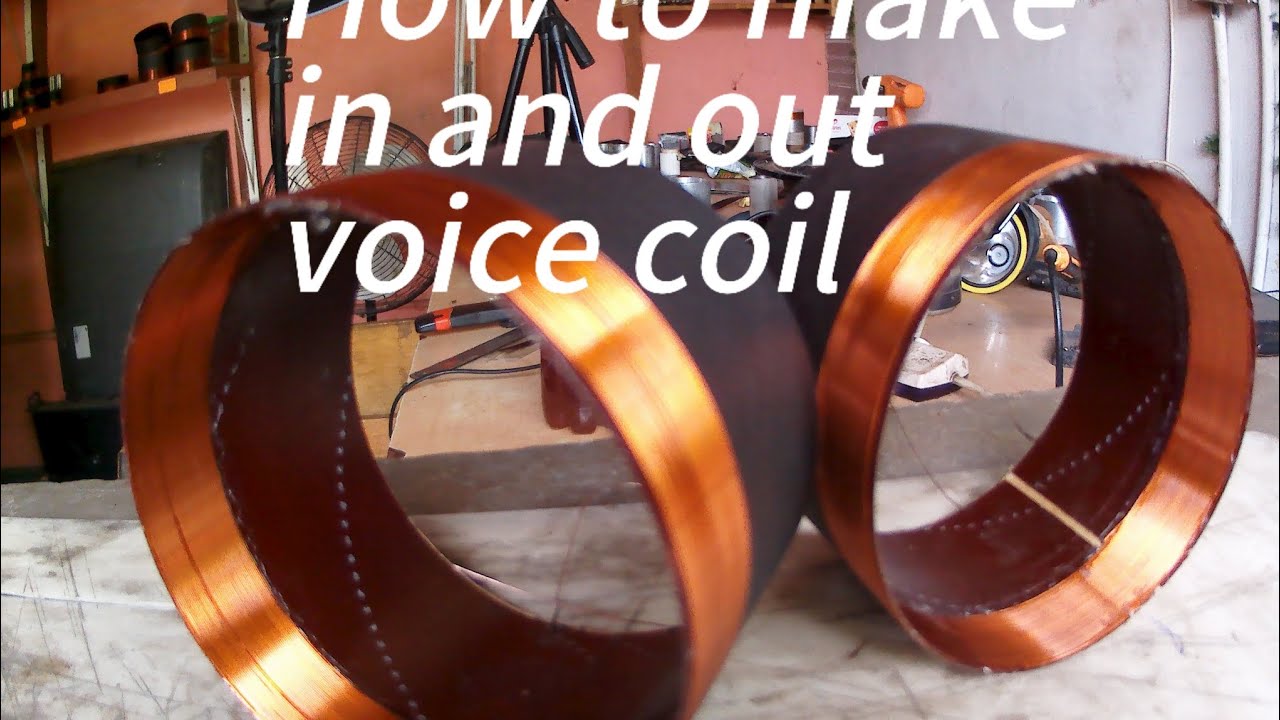 How to make in and out voice coil, watch the video.