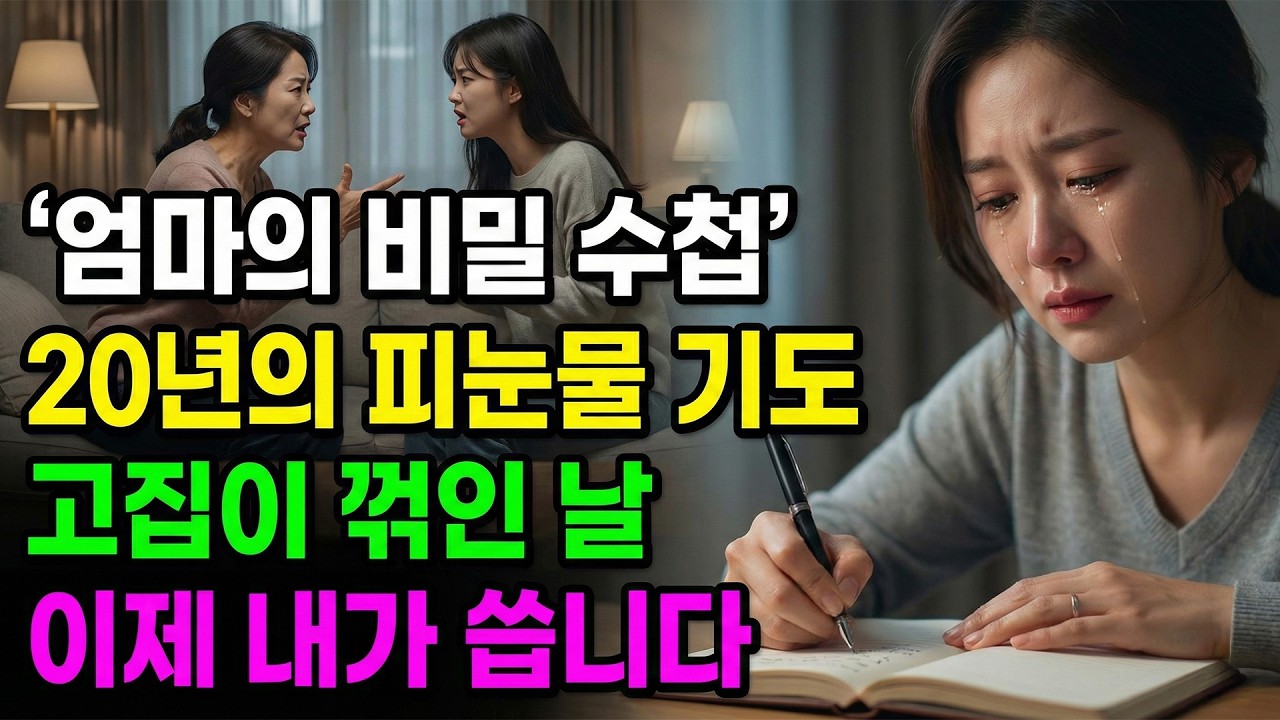 (신앙 간증) 20년 동안 몰래 적은 '엄마의 비밀 수첩'... 대기업 딸의 고집이 꺾인 날 | 기독교 간증, 실화 간증, 교회 간증, 인생 로그