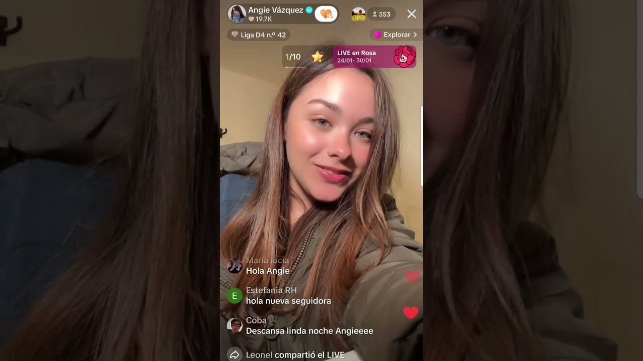 Angie Vázquez Live en TikTok (27 de enero del 2025)