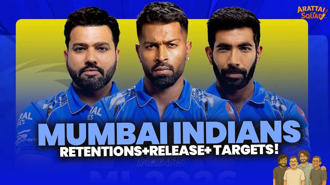MI | IPL 2026 Team by Team Breakdown! Retentions, Releases, Targets &  Before the Auction 