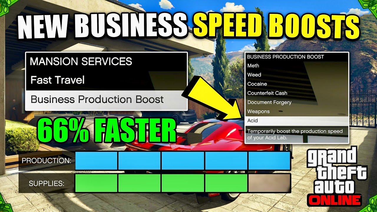 This Mansion SPEED Boost Upgrade is BROKEN in GTA 5 Online! (HUGE Production Money Boosts)