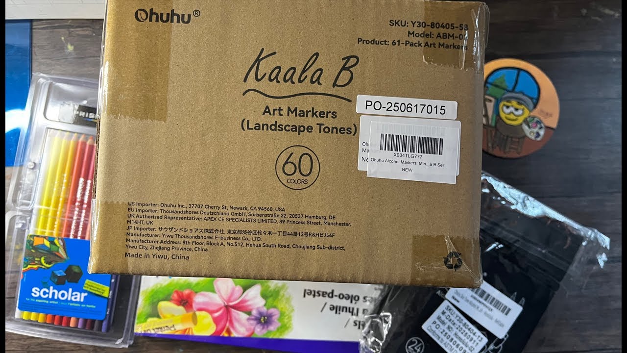JADEN THE ARTIST  is Unboxing New Art Supplies