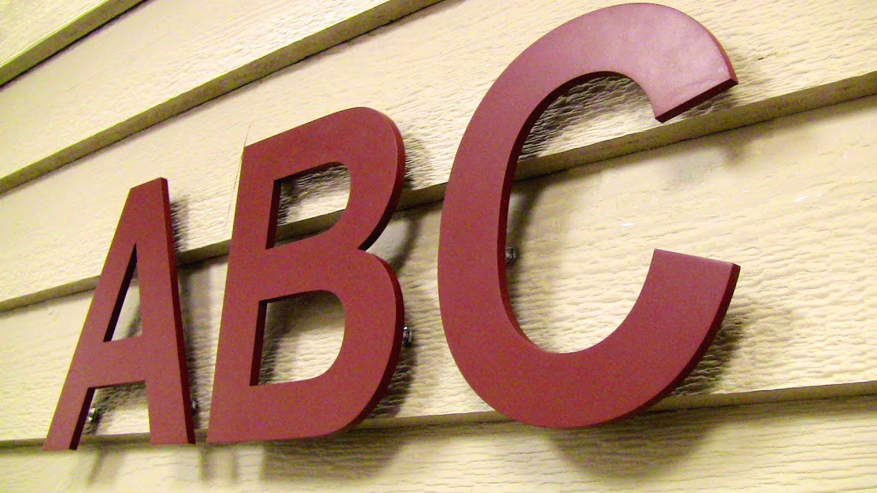 How to Install Letters on an Uneven Surface