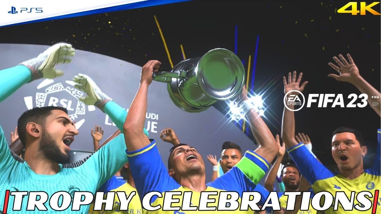 FIFA 23 | Подборка празднования трофеев🔥[PS5™4K] #fifa23