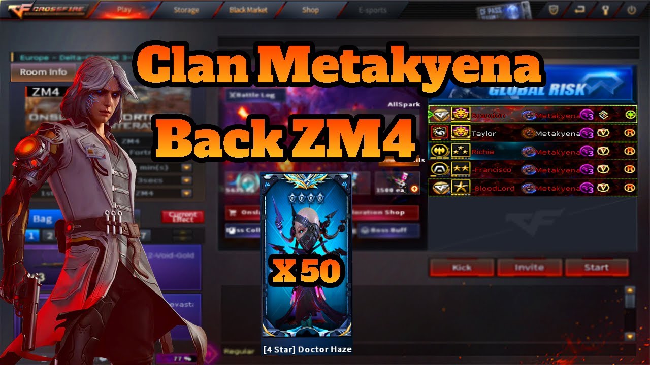 Crossfire West  Spam Card 4 Star Haze Onslaught Fortress Red Zone Counter Attack ZM4