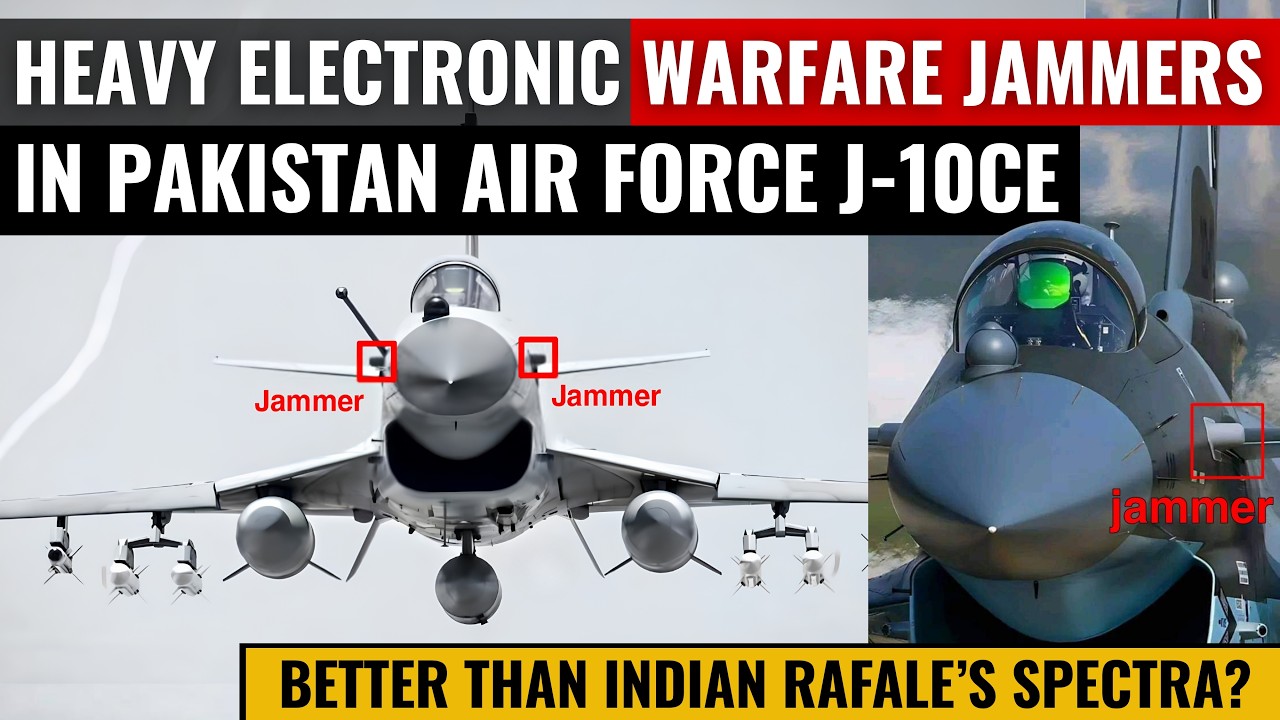 Heavy Electronic Warfare Jammers | In Pakistan Air Force J-10CE | Defence Outpost